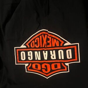 Harley-Davidson Black and Red Short Sleeve Tee